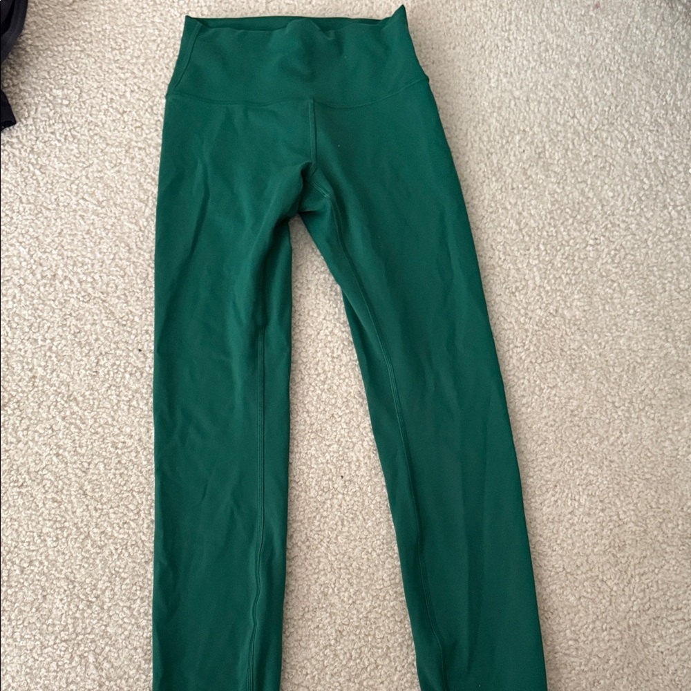 Green lululemon leggings